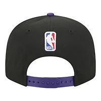 Men's New Era  Black/Purple Los Angeles Lakers City Edition 9FIFTY Snapback Hat