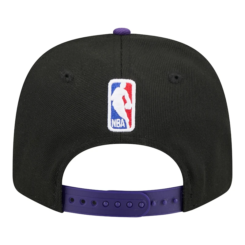 Men's New Era  Black/Purple Los Angeles Lakers City Edition 9SEVENTY Stretch-Snap Hat