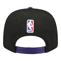 Men's New Era  Black/Purple Los Angeles Lakers City Edition 9SEVENTY Stretch-Snap Hat