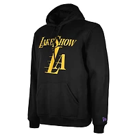 Sweat à capuche noir Los Angeles Lakers 2024/25 City Edition pour homme New Era