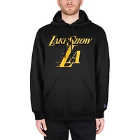 Sweat à capuche noir Los Angeles Lakers 2024/25 City Edition pour homme New Era