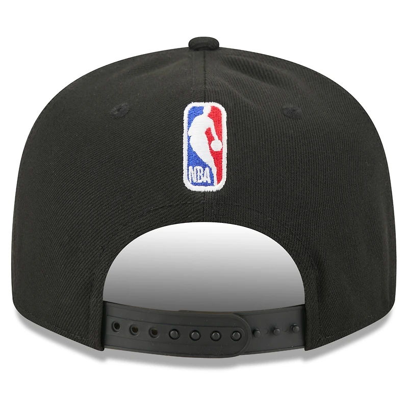 Casquette snapback New Era noire Los Angeles Lakers 2026 NBA Draft Crystal 9FIFTY pour homme