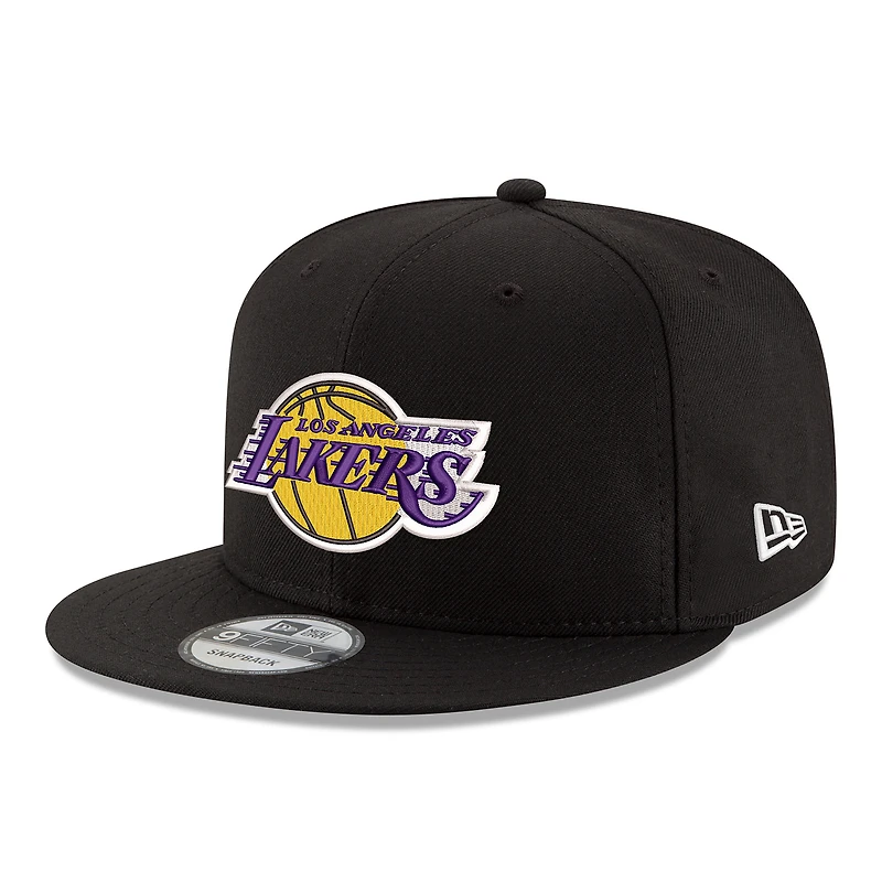 Casquette snapback New Era noire Los Angeles Lakers 2026 NBA Playoffs 9FIFTY pour homme