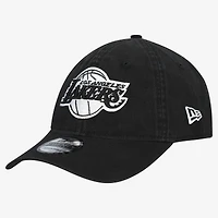Men's New Era Black Los Angeles Lakers 9TWENTY Adjustable Hat