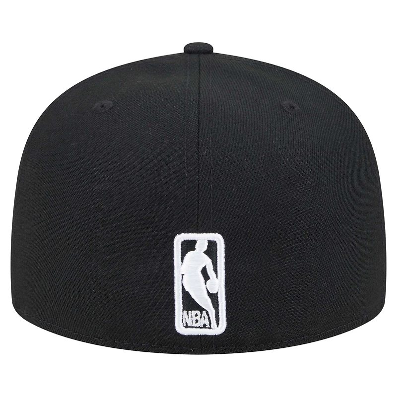 Casquette ajustée 59FIFTY noire à imprimé camouflage Los Angeles Lakers pour homme New Era