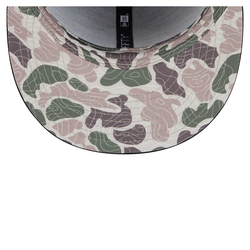 Casquette ajustée 59FIFTY noire à imprimé camouflage Los Angeles Lakers pour homme New Era