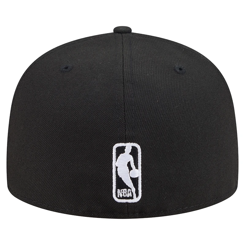 Casquette ajustée New Era Freedom 59FIFTY pour homme, noire, Los Angeles Lakers