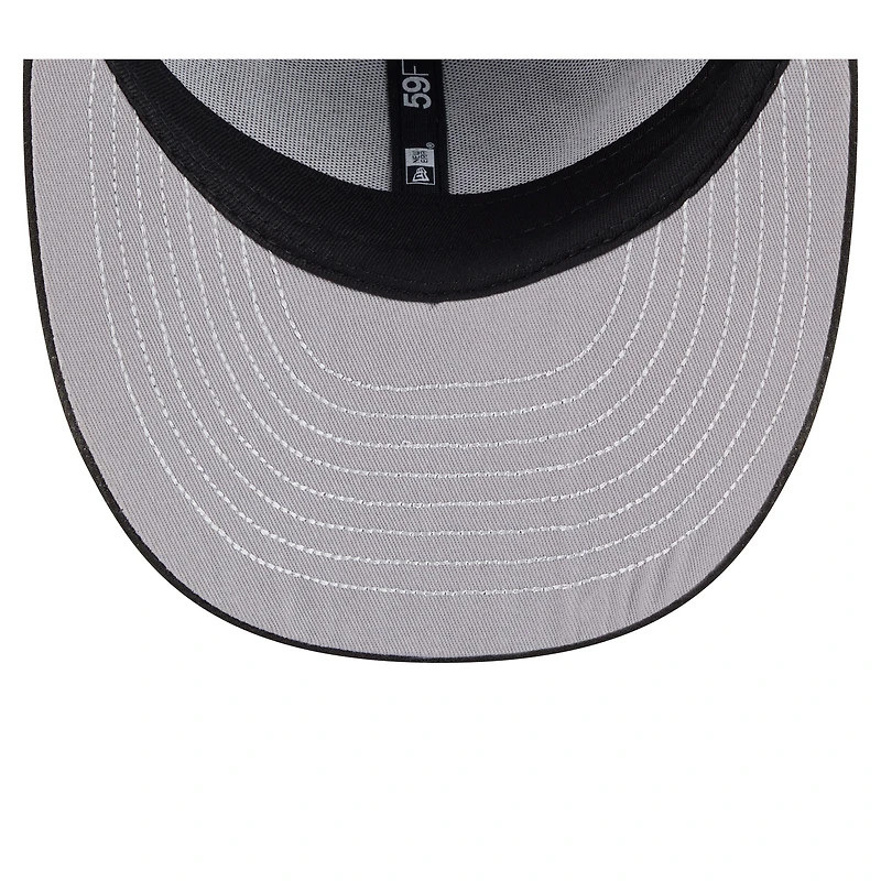 Casquette ajustée New Era Freedom 59FIFTY pour homme, noire, Los Angeles Lakers