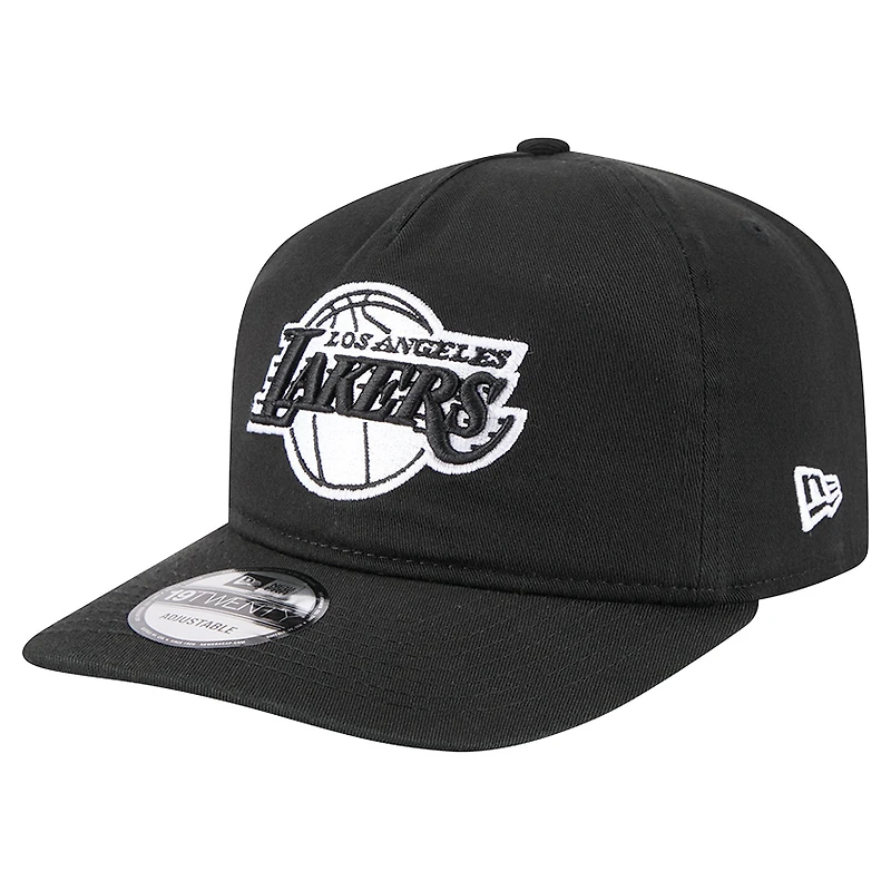 Men's New Era  Black Los Angeles Lakers Quickstrike 19TWENTY Adjustable Hat