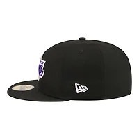 Men's New Era  Black Los Angeles Lakers Team Collage 59FIFTY Fitted Hat