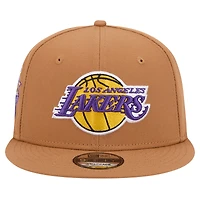 Casquette Snapback 9FIFTY New Era pour hommes des Los Angeles Lakers marron