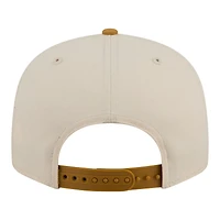 Men's New Era  Cream/Tan Los Angeles Lakers Two-Tone Color Pack 9FIFTY Snapback Hat