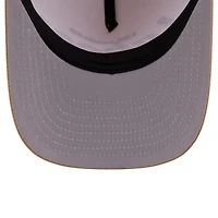 Men's New Era  Cream Los Angeles Lakers Herringbone 9FIFTY A-Frame Snapback Hat