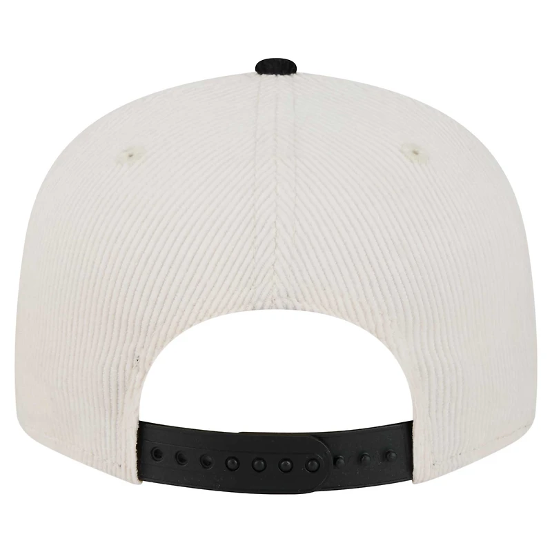 Men's New Era Cream Los Angeles Lakers Two-Tone 9FIFTY Snapback Hat