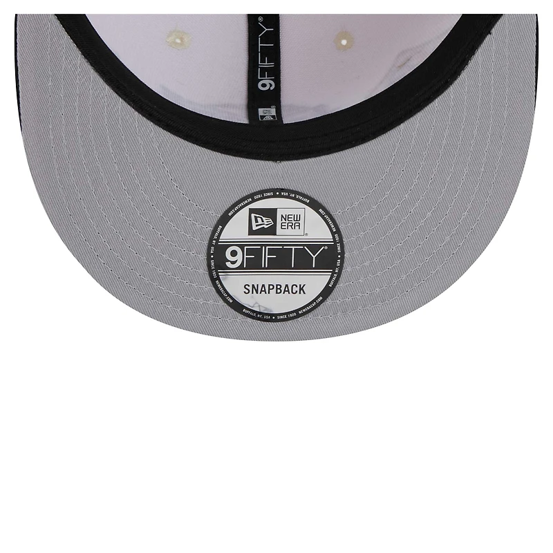 Men's New Era Cream Los Angeles Lakers Two-Tone 9FIFTY Snapback Hat