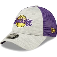 Casquette Snapback Active 9FORTY Los Angeles Lakers New Era pour homme - gris/violet - Casquette