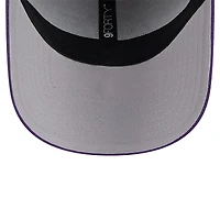 Men's New Era Heather Gray/Purple Los Angeles Lakers Active Digi-Tech Two-Tone 9FORTY Adjustable Hat