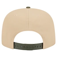 Men's New Era Khaki/Olive Los Angeles Lakers Color Pack Two-Tone A-Frame 9FIFTY Snapback Hat