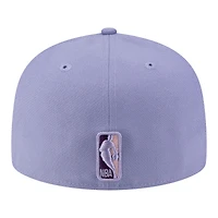 Men's New Era Lavender Los Angeles Lakers Color Pack 59FIFTY Fitted Hat