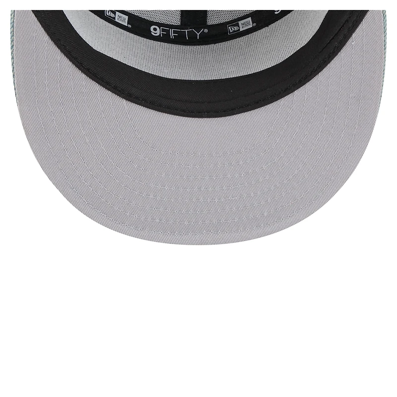 Casquette camionneur à snapback 9FIFTY Adventure Denim pour homme de la marque New Era Los Angeles Lakers
