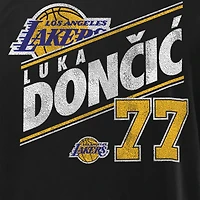 T-shirt oversize noir New Era Luka Dončić pour homme, motif joueur de la ligue des Los Angeles Lakers