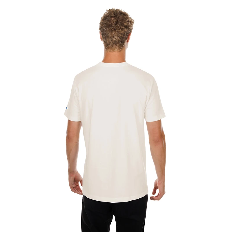T-shirt graphique New Era Magic Johnson crème pour homme, Los Angeles Lakers