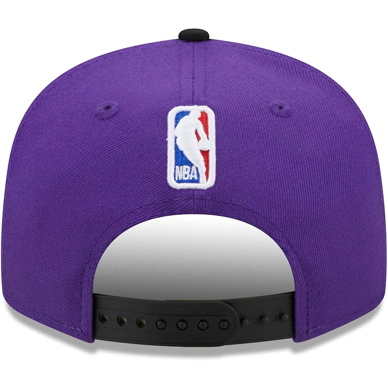 Casquette Snapback 9FIFTY pour homme New Era violet/noir Los Angeles Lakers Jersey Hook Statement Edition