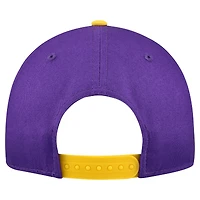 Casquette ajustable New Era Arch 9FORTY M-Crown A-Frame pour homme, violette et or, Los Angeles Lakers