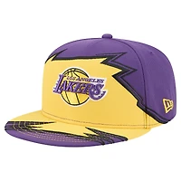 Casquette ajustée New Era violet/doré Los Angeles Lakers Break 59FIFTY pour homme