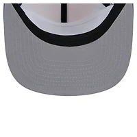 Casquette snapback de golfeur New Era violet/doré Los Angeles Lakers Throwback Dye pour homme