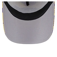 Casquette ajustable A-Frame Trucker 9FORTY pour homme New Era violet/doré Los Angeles Lakers Tip Off