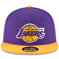Men's New Era Purple/Gold Los Angeles Lakers Two-Tone 9FIFTY Adjustable Hat