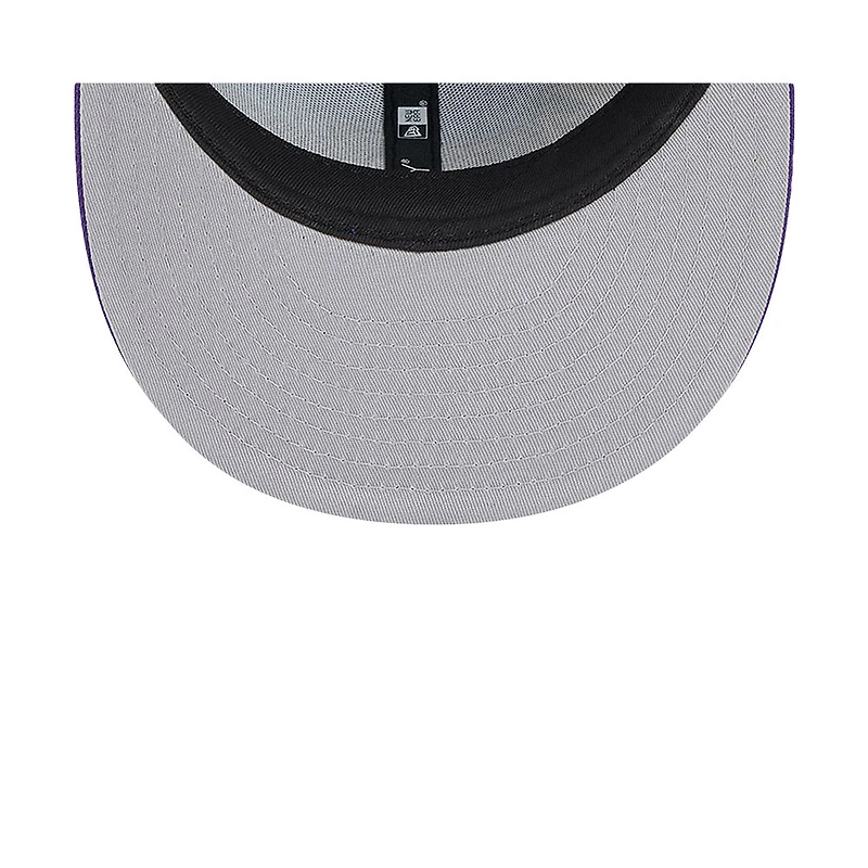 Men's New Era Purple Los Angeles Lakers 2024/25 City Edition 9FIFTY Snapback Hat