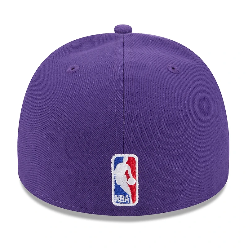 Casquette ajustée A-Frame 59FIFTY violette New Era pour homme, Los Angeles Lakers, draft NBA 2025
