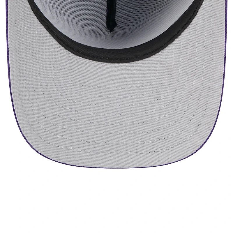 Casquette ajustée A-Frame 59FIFTY violette New Era pour homme, Los Angeles Lakers, draft NBA 2025
