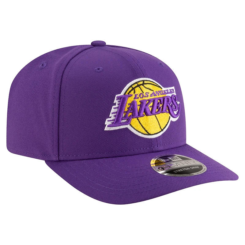 Men's New Era Purple Los Angeles Lakers 9SEVENTY Stock Adjustable Hat