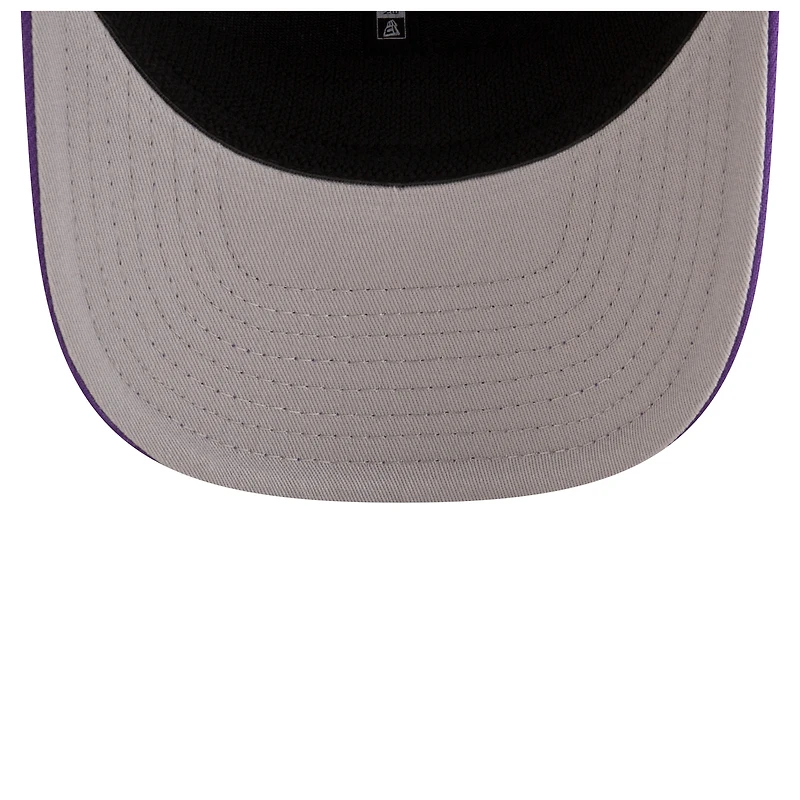 Men's New Era Purple Los Angeles Lakers 9SEVENTY Stock Adjustable Hat