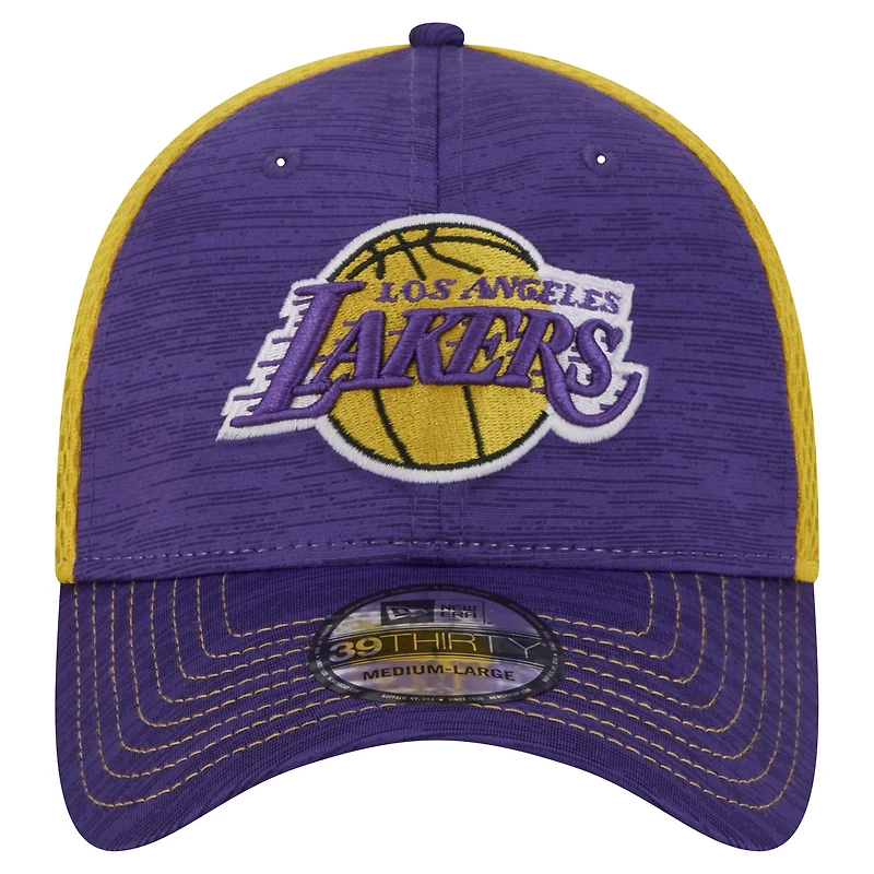 Casquette Active Tech Neo Flex 39THIRTY violette Los Angeles Lakers de New Era pour homme