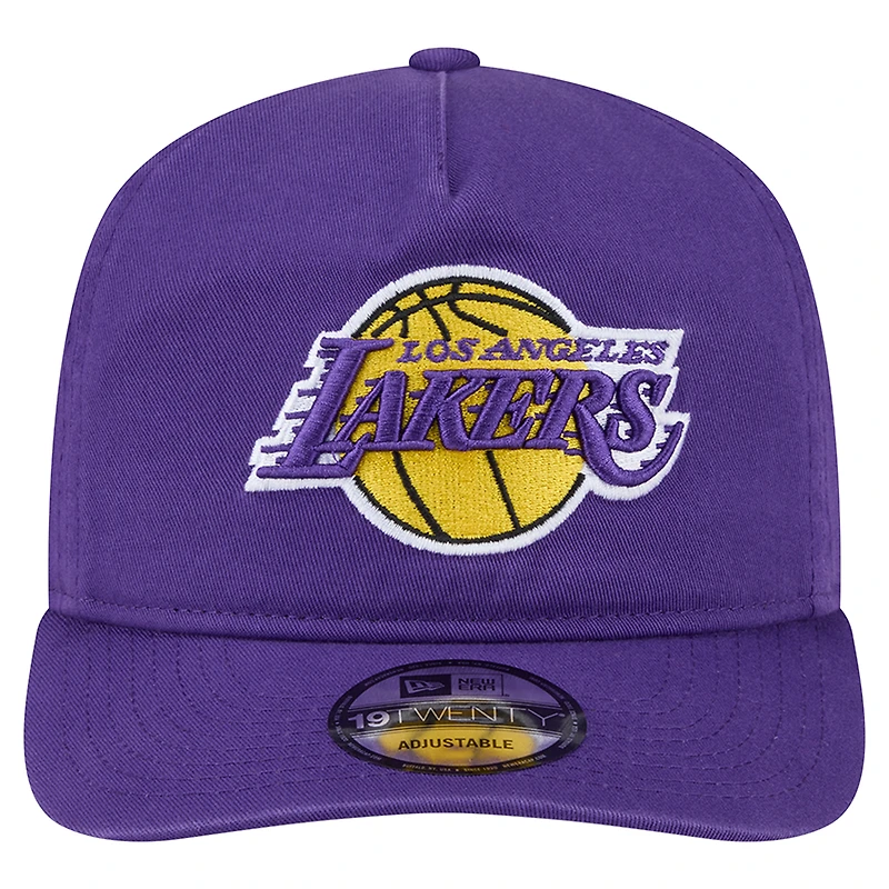 Casquette ajustable New Era violette en coton 19TWENTY pour homme des Los Angeles Lakers