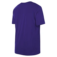 T-shirt oversize violet délavé aux enzymes Los Angeles Lakers New Era pour homme
