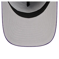 Casquette ajustée New Era 59FIFTY pour homme, violette, avec logo Los Angeles Lakers Injection Cartoon Logo.