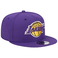 Casquette Snapback Injection City Art 9FIFTY violette des Los Angeles Lakers de New Era pour homme