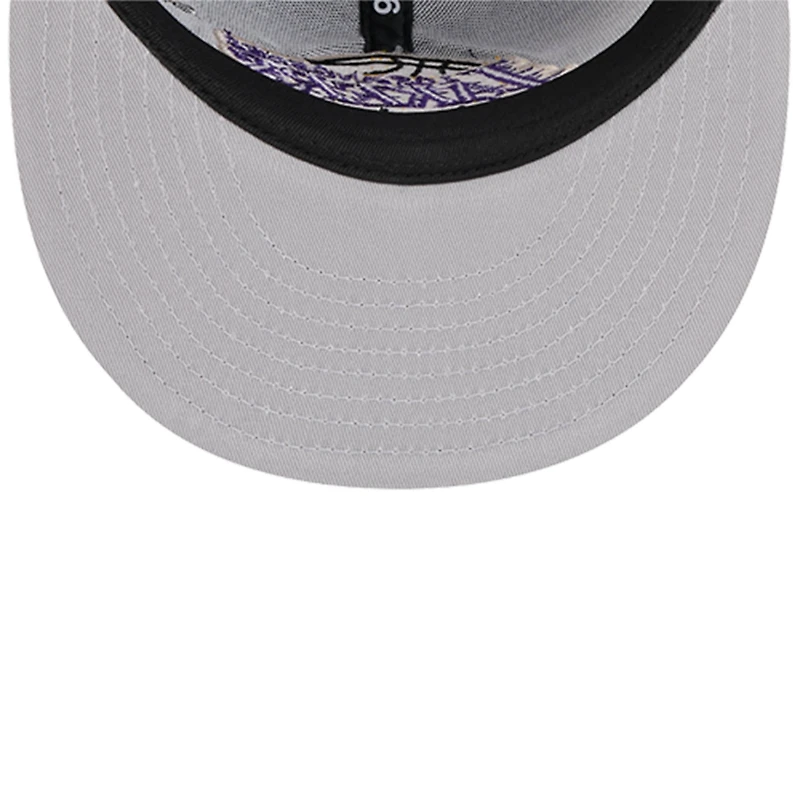 Casquette Snapback Injection City Art 9FIFTY violette des Los Angeles Lakers de New Era pour homme