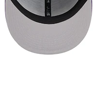 Men's New Era Purple Los Angeles Lakers Jersey Hook Statement Edition 59FIFTY Fitted Hat