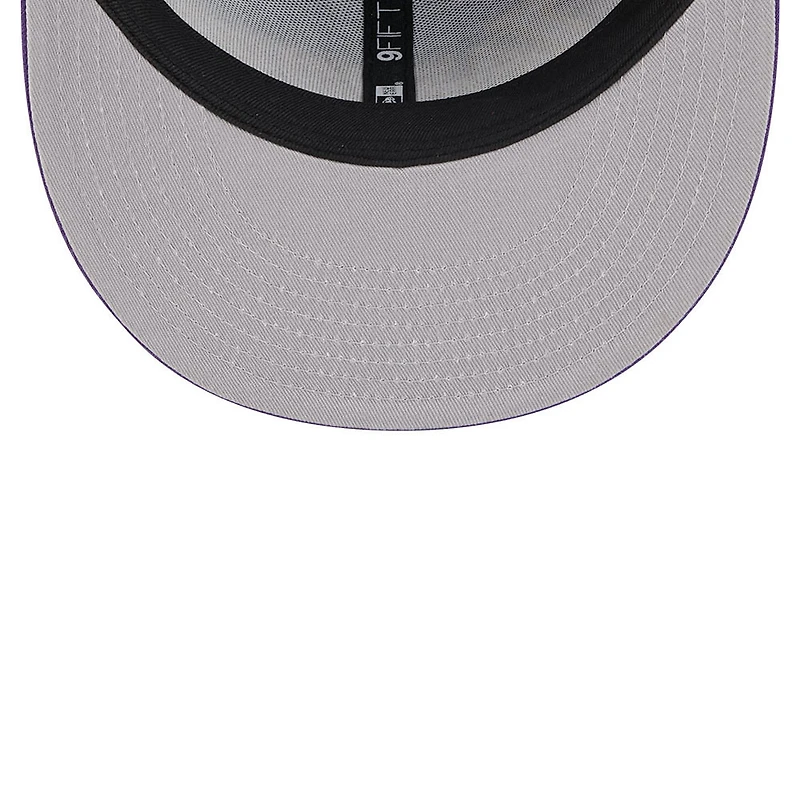 Men's New Era Purple Los Angeles Lakers Jersey Hook Statement Edition 9FIFTY Snapback Hat
