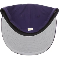 Casquette ajustée 59FIFTY pour homme de la couleur officielle l'équipe Los Angeles Lakers New Era violette