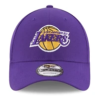 Casquette ajustable 9FORTY pour homme, couleur de l'équipe officielle des Los Angeles Lakers New Era, violet