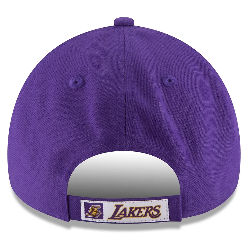 Casquette ajustable 9FORTY pour homme, couleur de l'équipe officielle des Los Angeles Lakers New Era, violet