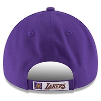 Casquette ajustable 9FORTY pour homme, couleur de l'équipe officielle des Los Angeles Lakers New Era, violet