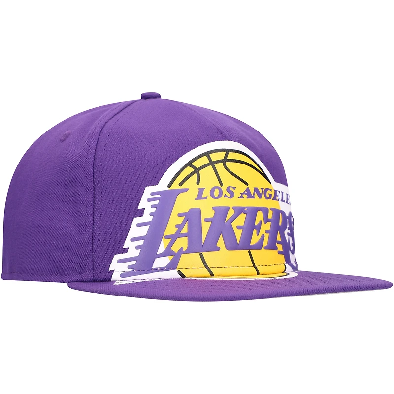 V107988 LAKERS 24 NBA NWE Surdimensionné Puff Print Logo Snapback Golfer HATMENSNP 60580096 #3